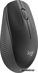 Мышь Logitech M190 черный/темно-серый оптическая (1000dpi) беспроводная USB (2but)