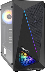 Корпус EXEGATE MidiTower без Б/П Цвет черный EX292858RUS