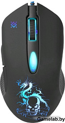 Мышь Defender Sky Dragon GM-090L Black USB проводная, оптическая, 3200 dpi, 5 кнопок + колесо