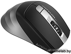 Мышь A4Tech Fstyler FB35 серый оптическая (2000dpi) беспроводная BT/Radio USB (6but)