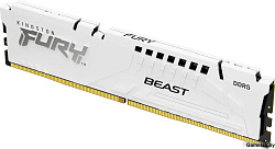 Память DDR5 32GB 6000MHz Kingston KF560C36BWE-32 Fury Beast White Expo RTL Gaming PC5-48000 CL36 DIM