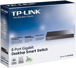 TP-Link TL-SG2008 (8 x GLAN, Smart)