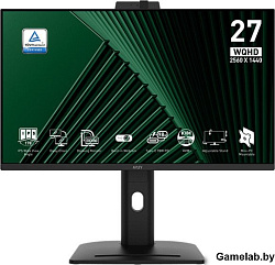 MSI PRO MP275QPDG 27" 16:9 WQHD(2560x1440) IPS Flat, WebCam FHD, 1ms(MPRT), 1300:1,100M:1,250nit,178