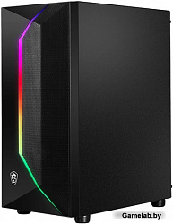 MSI MAG VAMPIRIC 100R Mid-Tower, ATX, 2xUSB 2.0, 1xUSB 3.0, 1x120mm ARGB Fan, 1x120mm Black Fan, Tem