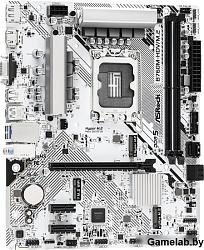 Материнская плата Asrock B760M-HDV/M.2 Soc-1700 Intel B760 2xDDR5 mATX AC`97 8ch(7.1) 2.5Gg RAID+VGA