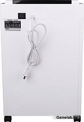 Шредер Deli 9953 белый (секр.P-5)/фрагменты/8лист./23лтр./скрепки/скобы/пл.карты/CD