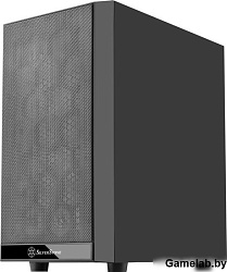Silverstone SST-PS15B-PRO Precision Mini Tower Micro ATX Computer Case, tempered glass, 2x 120mm ARG