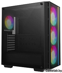 Корпус Deepcool MATREXX 55 MESH V4 без БП, боковое окно (закаленное стекло), 3xARGB LED 140мм вентил