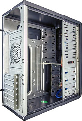 Корпус Miditower Exegate CP-603 Black, ATX, <без БП>, 2*USB+2*USB3.0, Audio