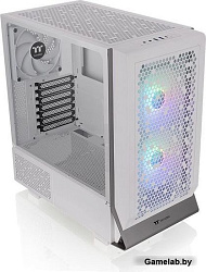 Корпус Thermaltake Ceres 300 TG ARGB белый без БП ATX 3x140mm 2xUSB3.0 1xUSB3.1 audio bott PSU