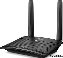 Роутер беспроводной TP-Link TL-MR100 N300 10/100BASE-TX/4G(3G) cat.4 черный