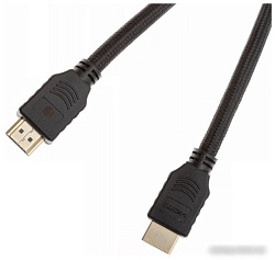 Кабель аудио-видео Cactus CS-HDMI.2-1.8 HDMI (m)/HDMI (m) 1.8м. Позолоченные контакты черный