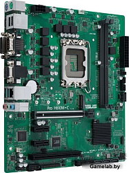 Материнская плата Asus PRO H610M-C-CSM Soc-1700 Intel H610 2xDDR5 mATX AC`97 8ch(7.1) GbLAN+VGA+DVI+