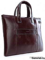 Сумка для ноутбука Piquadro Blue Square CA4021B2/MO коричневый натур.кожа