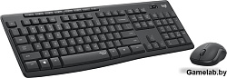 Клавиатура + мышь Logitech MK295 Silent Wireless Combo клав:черный мышь:черный USB беспроводная