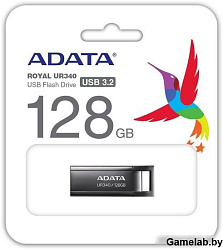 Флеш Диск A-Data 128Gb UR340 AROY-UR340-128GBK USB3.2 черный