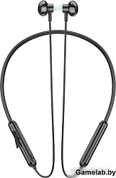 Гарнитура вкладыши Hoco ES67 черный беспроводные bluetooth шейный обод