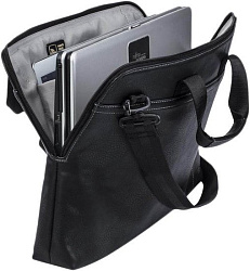 Сумка для ноутбука 15.6" Riva 8930 черный искусственная кожа