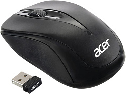 Мышь Acer OMR131 черный оптическая (1000dpi) беспроводная USB для ноутбука (2but)