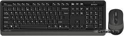 Клавиатура + мышь A4 Fstyler FG1010 клав:черный/серый мышь:черный/серый USB беспроводная Multimedia