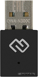 Сетевой адаптер WiFi Digma DWA-N300C N300 USB 2.0 (ант.внутр.) 1ант. (упак.:1шт)