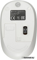 Мышь Oklick 505MW белый оптическая (1000dpi) беспроводная USB (3but)