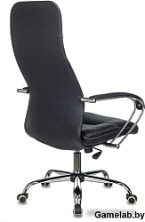 Кресло руководителя Бюрократ CH-608SL/ECO черный эко.кожа крестов. металл хром