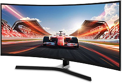 Aiwa 34" AIWA MP340G-Y Black (VA, 3440x1440, 2xHDMI+2xDP, 1 ms, 178°/178°, 250 cd/m, 4000:1, 165Hz, 