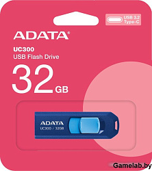 Флэш-накопитель 32GB ACHO-UC300-32G-RNB/BU ADATA