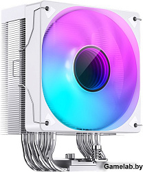 Кулер JONSBO CR-1000 V2 PRO Color White LGA1700/1200/115X/AM5/AM4 (24шт/кор, TDP 230W, PWM, 120mm Dy