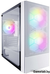 Корпус 1STPLAYER FIREBASE X4-M White / mATX, TG / 1x120mm & 2x140mm LED fans inc. / X4-M-WH-2F1P-W-1