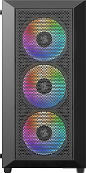 Корпус XASTRA  A406 4ARGB Black ATX/Mesh/ tempered glass / 4x120mm ARGB PWM fans/ A406-4FC12A