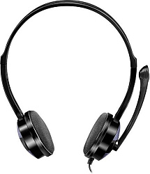 Мультимедийные стереонаушники с микрофоном SVEN AP-151MV, черный Мультимедийные стереонаушники с мик