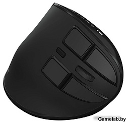 Мышь Оклик 990MW черный оптическая (2400dpi) silent беспроводная BT/Radio USB для ноутбука (9but)