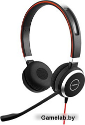 Наушники с микрофоном Jabra EVOLVE 40 MS черный накладные оголовье (6399-823-109)