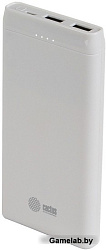 Мобильный аккумулятор Cactus CS-PBFSMT-10000 10000mAh 2.1A 2xUSB белый