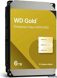 Жесткий диск WD SATA-III 6TB WD6004FRYZ Desktop Gold 512E (7200rpm) 256Mb 3.5"