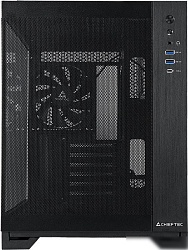 Корпус CHIEFTEC VISIO AIR GM-30B-M-OP без БП, боковая панель из закаленного стекла, 3xPWM 140мм вент