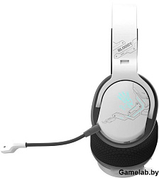 Наушники с микрофоном A4Tech Bloody GR370 белый мониторные BT оголовье (GR370)