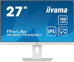 Монитор Iiyama 27" ProLite XUB2792QSU-W6 белый IPS LED 0.4ms 16:9 DVI HDMI M/M матовая HAS Piv 250cd