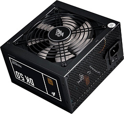 Блок питания 1STPLAYER DK PREMIUM 500W / ATX 2.4, APFC, 80 PLUS BRONZE, 120mm fan / PS-500AX