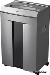 Шредер Deli 9905 серый с автоподачей (секр.P-5)/фрагменты/10лист./20лтр./скрепки/скобы/пл.карты/CD