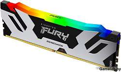 Kingston Модуль памяти Kingston 24GB DDR5 7200 FURY Renegade Silver/Black RGB XMP Non-ECC Unbuffered