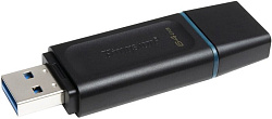 Флеш Диск Kingston 64Gb DataTraveler Exodia DTX/64GB USB3.1 черный/голубой