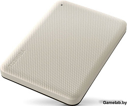 Жесткий диск Toshiba USB 3.0 1Tb HDTCA10EW3AA Canvio Advance 2.5" белый