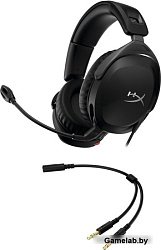 Наушники с микрофоном HyperX Cloud Stinger 2 черный 2м мониторные оголовье (519T1AA)