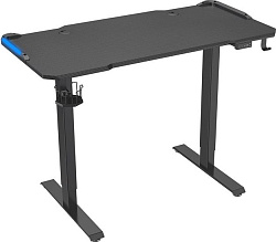 Стол для компьютера Cactus подъёмный столешница МДФ карбон каркас черный (CS-ED-GBK)