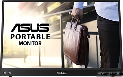 Монитор Asus 15.6" Portable MB16ACV темно-серый IPS LED 16:9 глянцевая 250cd 178гр/178гр 1920x1080 U