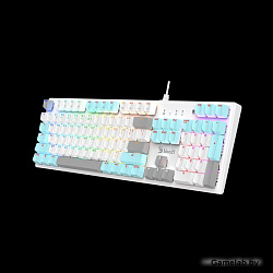 Клавиатура A4Tech Bloody S510N механическая белый USB for gamer LED