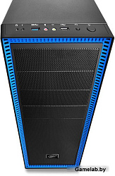 Deepcool TESSERACT BF (ATX, Black-Blue, CPU 169mm, VGA 310mm, 1 x USB3.0, 1 x USB2.0, Audio x 1, Mic